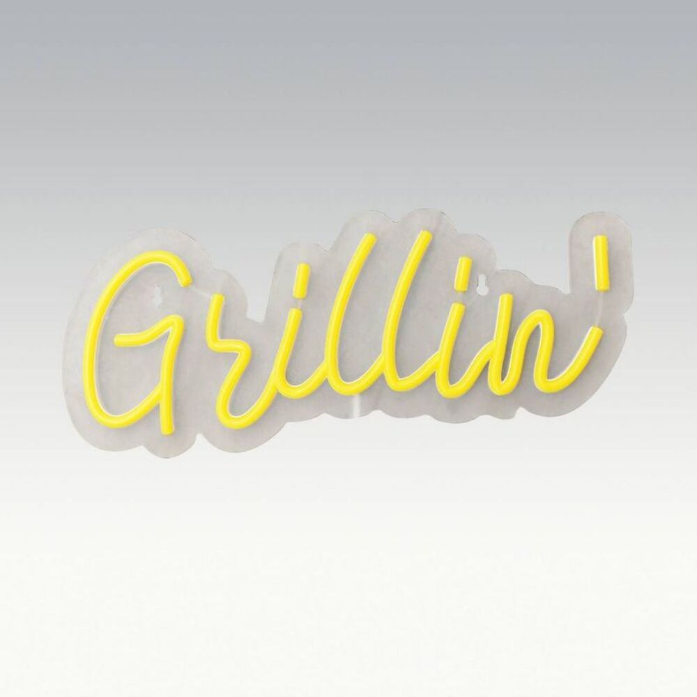 Open Box - Designs Direct -  Grillin' LED Neon Outdoo Yellow